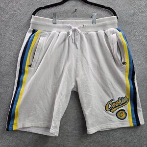 Cookies Men Activewear Shorts L White Logo C Embroidery‎ Sweat